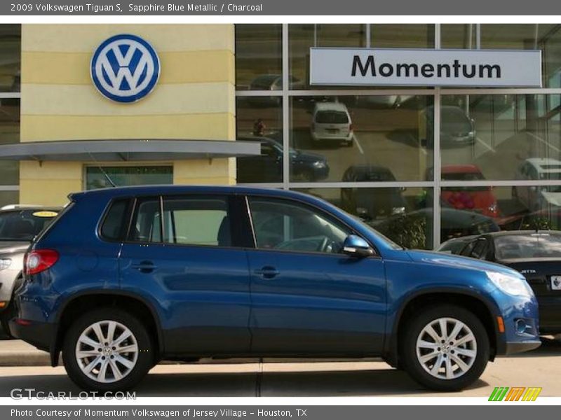 Sapphire Blue Metallic / Charcoal 2009 Volkswagen Tiguan S