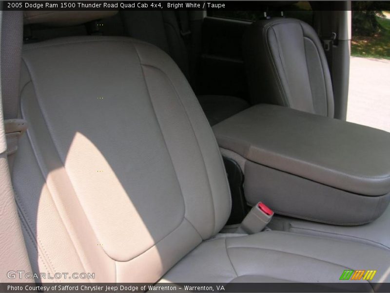 Bright White / Taupe 2005 Dodge Ram 1500 Thunder Road Quad Cab 4x4