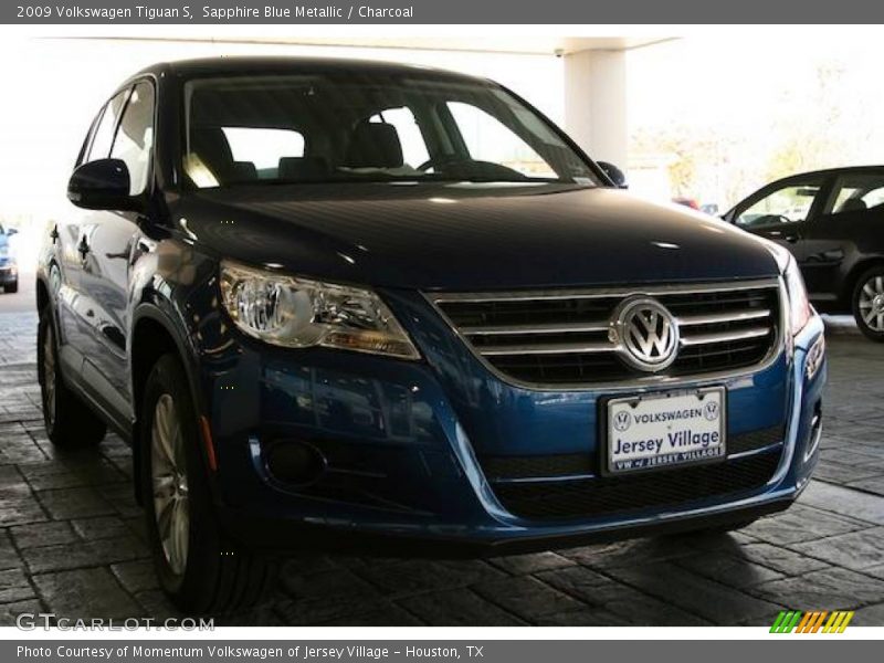 Sapphire Blue Metallic / Charcoal 2009 Volkswagen Tiguan S