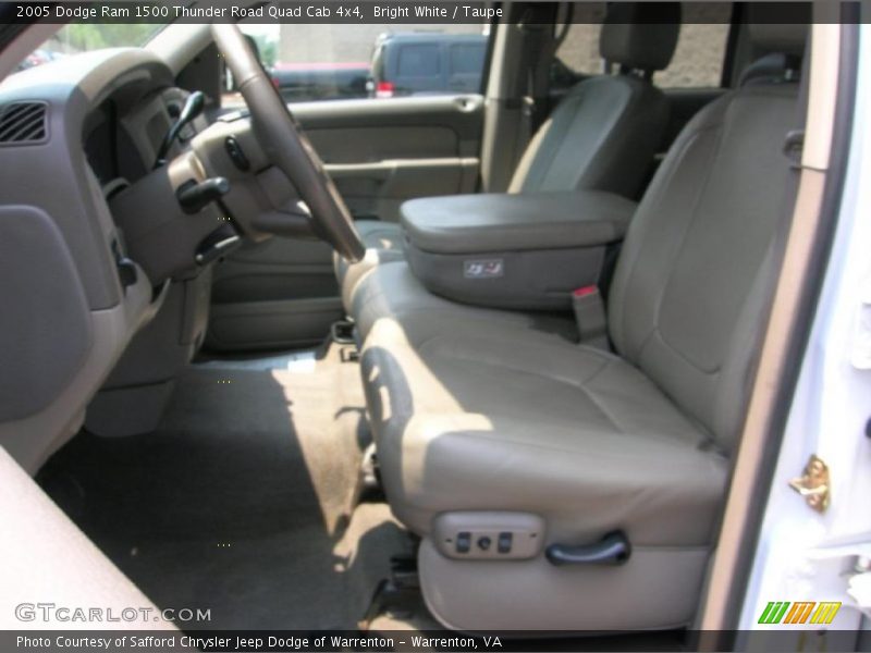 Bright White / Taupe 2005 Dodge Ram 1500 Thunder Road Quad Cab 4x4