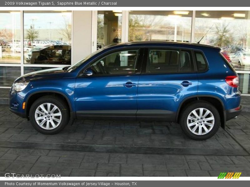 Sapphire Blue Metallic / Charcoal 2009 Volkswagen Tiguan S