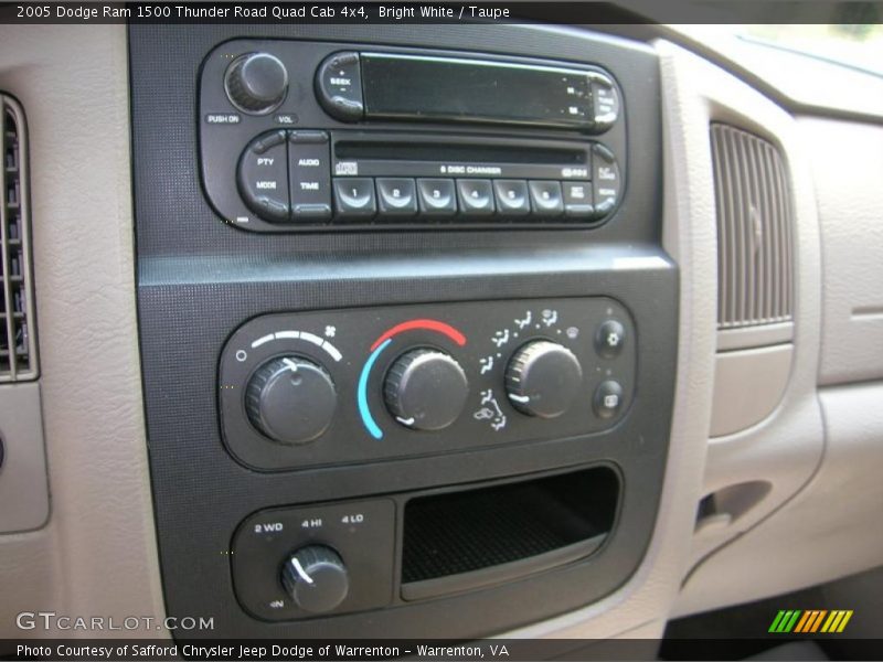 Bright White / Taupe 2005 Dodge Ram 1500 Thunder Road Quad Cab 4x4