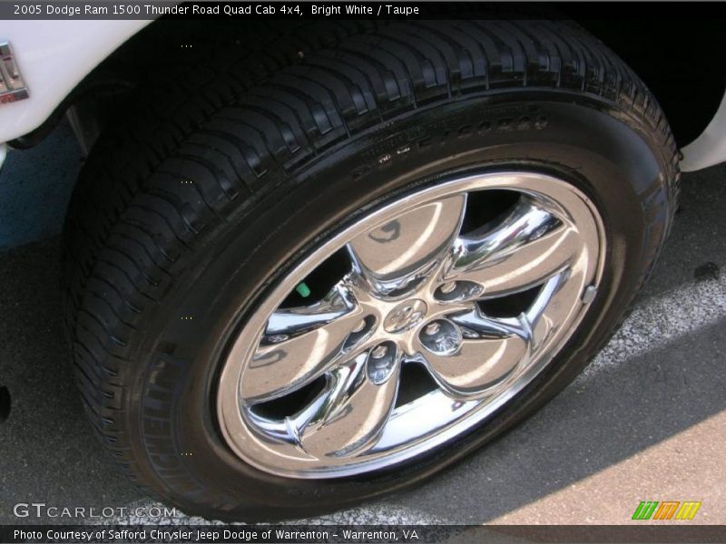 Bright White / Taupe 2005 Dodge Ram 1500 Thunder Road Quad Cab 4x4