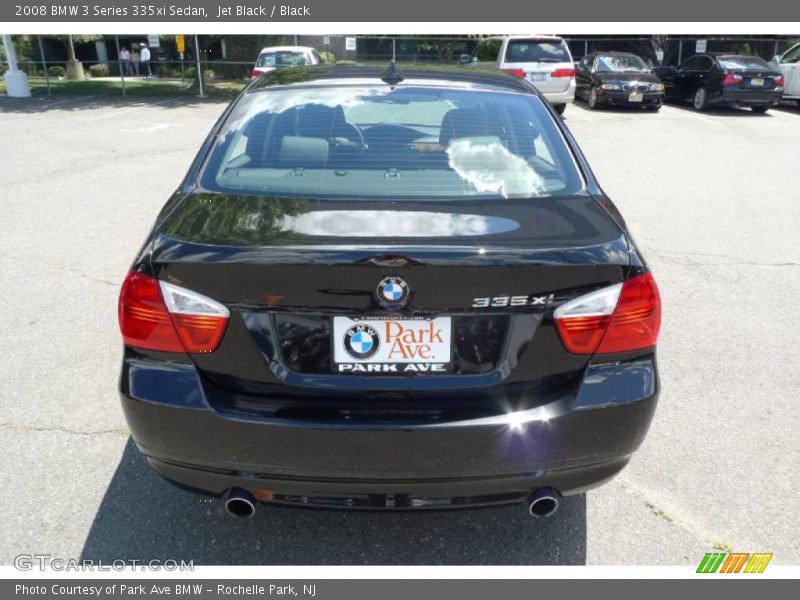 Jet Black / Black 2008 BMW 3 Series 335xi Sedan