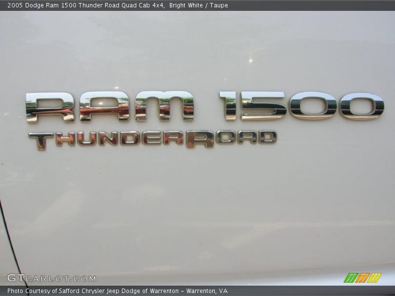 Bright White / Taupe 2005 Dodge Ram 1500 Thunder Road Quad Cab 4x4