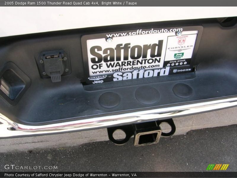Bright White / Taupe 2005 Dodge Ram 1500 Thunder Road Quad Cab 4x4