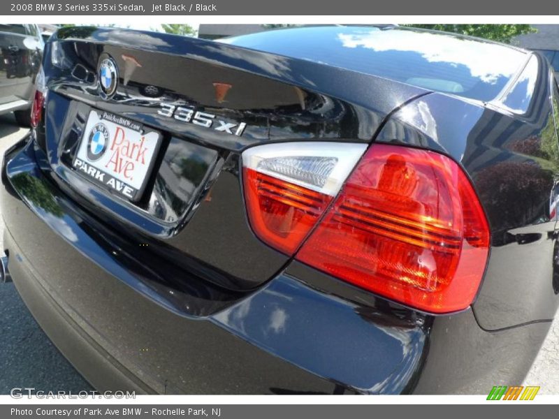 Jet Black / Black 2008 BMW 3 Series 335xi Sedan