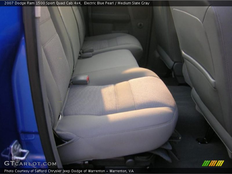 Electric Blue Pearl / Medium Slate Gray 2007 Dodge Ram 1500 Sport Quad Cab 4x4
