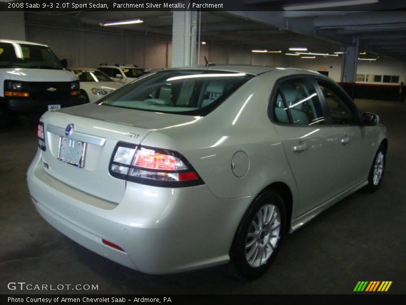 Parchment Silver Metallic / Parchment 2008 Saab 9-3 2.0T Sport Sedan