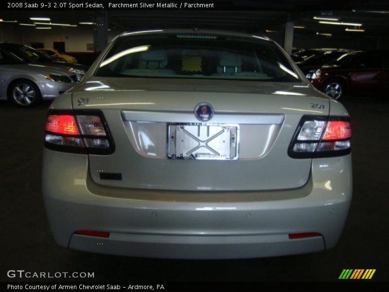 Parchment Silver Metallic / Parchment 2008 Saab 9-3 2.0T Sport Sedan