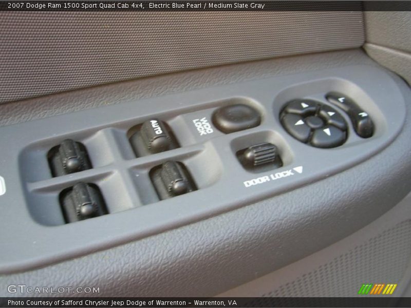 Electric Blue Pearl / Medium Slate Gray 2007 Dodge Ram 1500 Sport Quad Cab 4x4