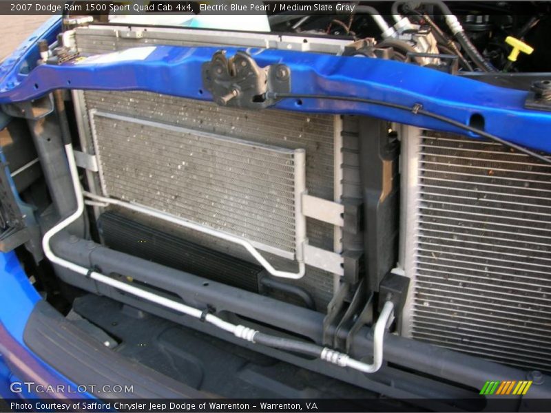 Electric Blue Pearl / Medium Slate Gray 2007 Dodge Ram 1500 Sport Quad Cab 4x4
