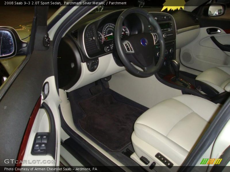 Parchment Silver Metallic / Parchment 2008 Saab 9-3 2.0T Sport Sedan