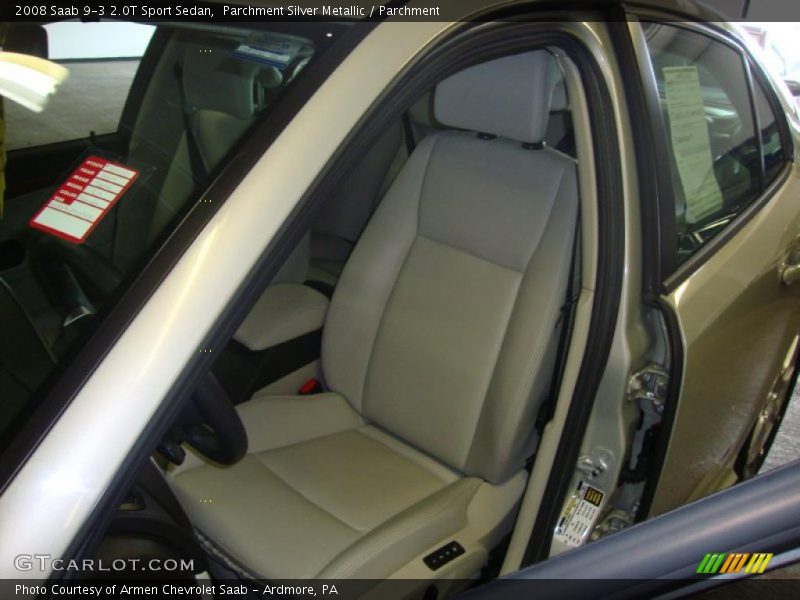 Parchment Silver Metallic / Parchment 2008 Saab 9-3 2.0T Sport Sedan