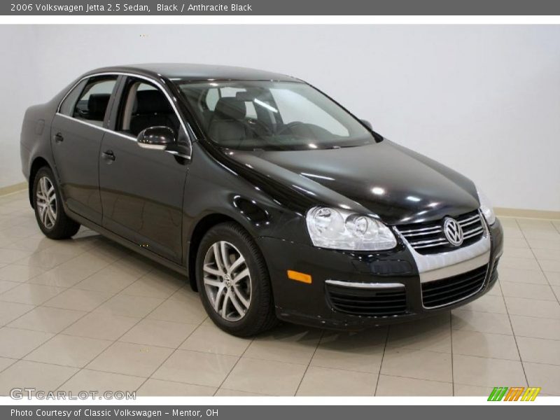 Black / Anthracite Black 2006 Volkswagen Jetta 2.5 Sedan