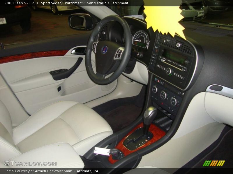 Parchment Silver Metallic / Parchment 2008 Saab 9-3 2.0T Sport Sedan