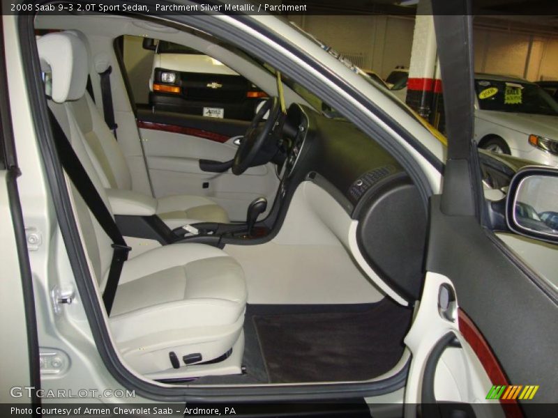 Parchment Silver Metallic / Parchment 2008 Saab 9-3 2.0T Sport Sedan