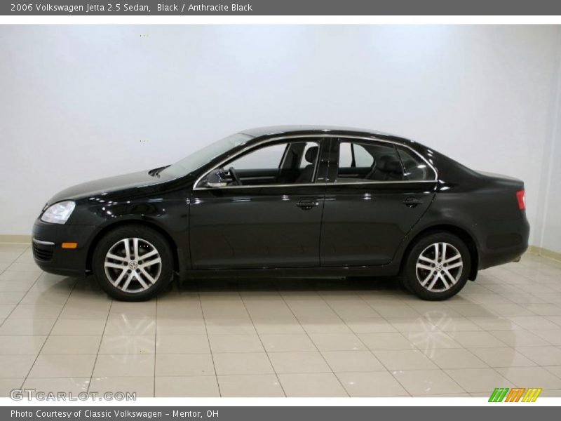 Black / Anthracite Black 2006 Volkswagen Jetta 2.5 Sedan