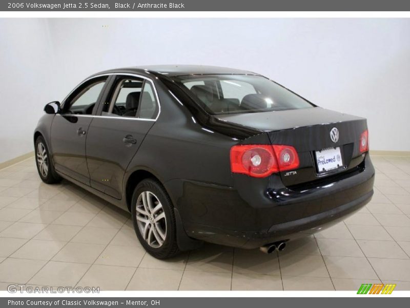 Black / Anthracite Black 2006 Volkswagen Jetta 2.5 Sedan