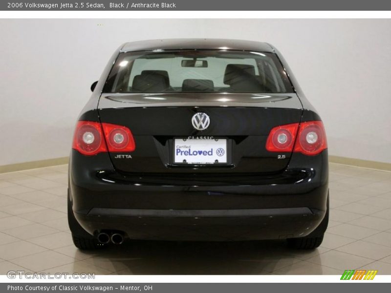 Black / Anthracite Black 2006 Volkswagen Jetta 2.5 Sedan