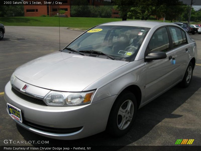 Silver / Gray 2003 Saturn ION 1 Sedan