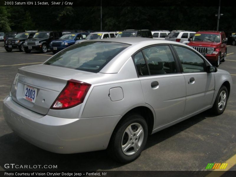 Silver / Gray 2003 Saturn ION 1 Sedan