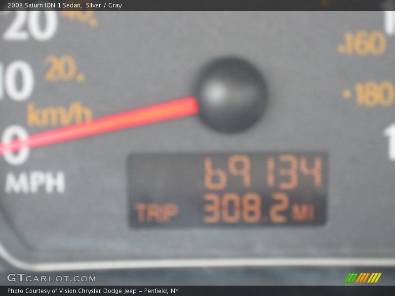 Silver / Gray 2003 Saturn ION 1 Sedan