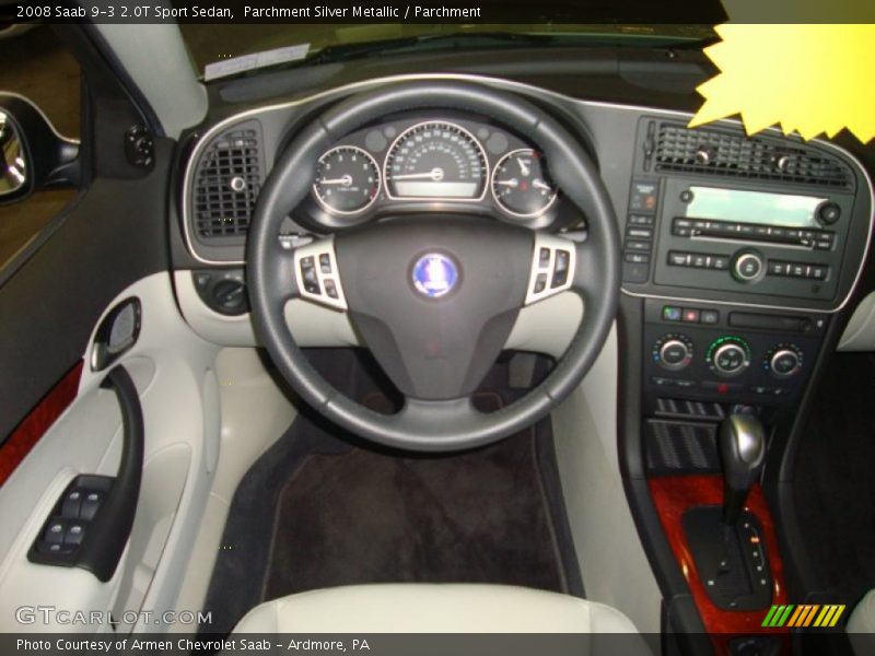 Parchment Silver Metallic / Parchment 2008 Saab 9-3 2.0T Sport Sedan