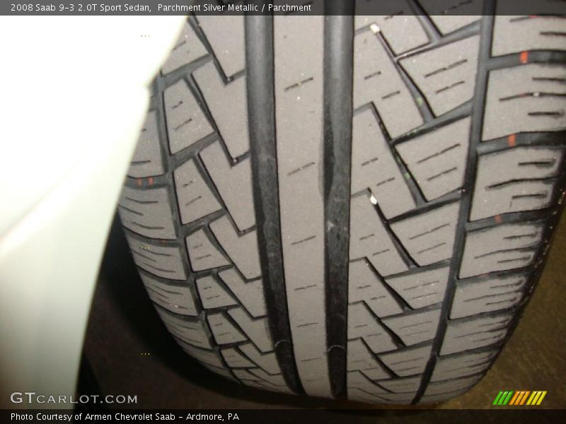 Parchment Silver Metallic / Parchment 2008 Saab 9-3 2.0T Sport Sedan