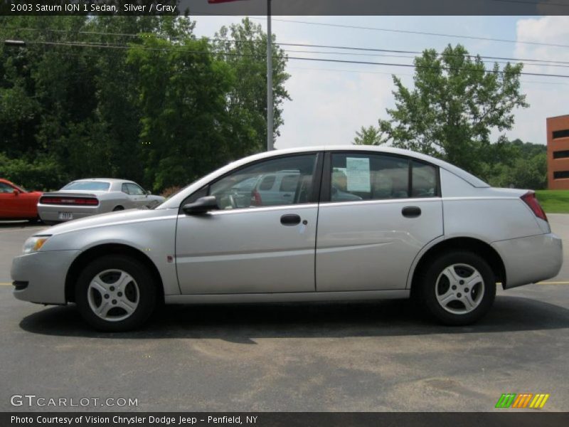 Silver / Gray 2003 Saturn ION 1 Sedan