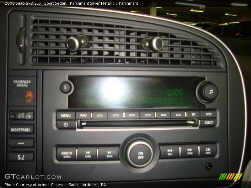 Parchment Silver Metallic / Parchment 2008 Saab 9-3 2.0T Sport Sedan