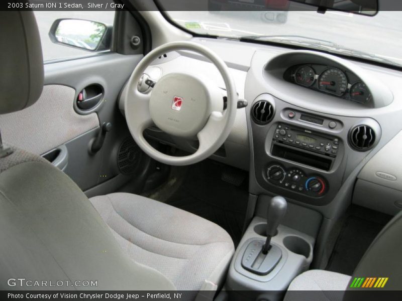 Silver / Gray 2003 Saturn ION 1 Sedan
