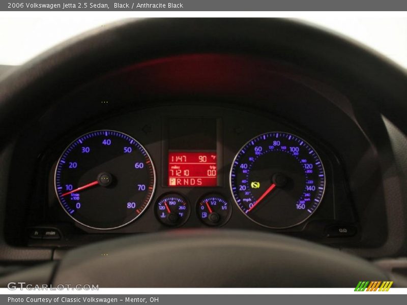 Black / Anthracite Black 2006 Volkswagen Jetta 2.5 Sedan
