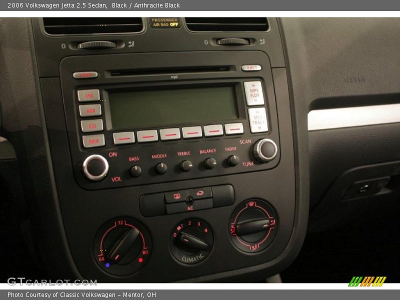 Black / Anthracite Black 2006 Volkswagen Jetta 2.5 Sedan