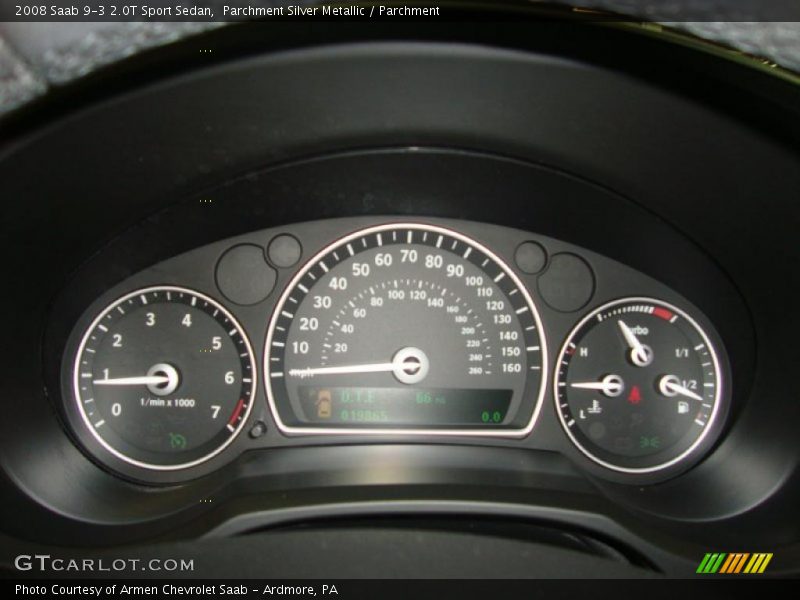 Parchment Silver Metallic / Parchment 2008 Saab 9-3 2.0T Sport Sedan