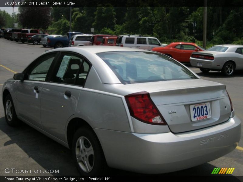 Silver / Gray 2003 Saturn ION 1 Sedan