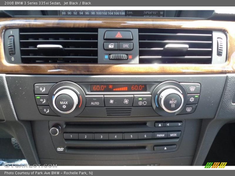 Jet Black / Black 2008 BMW 3 Series 335xi Sedan