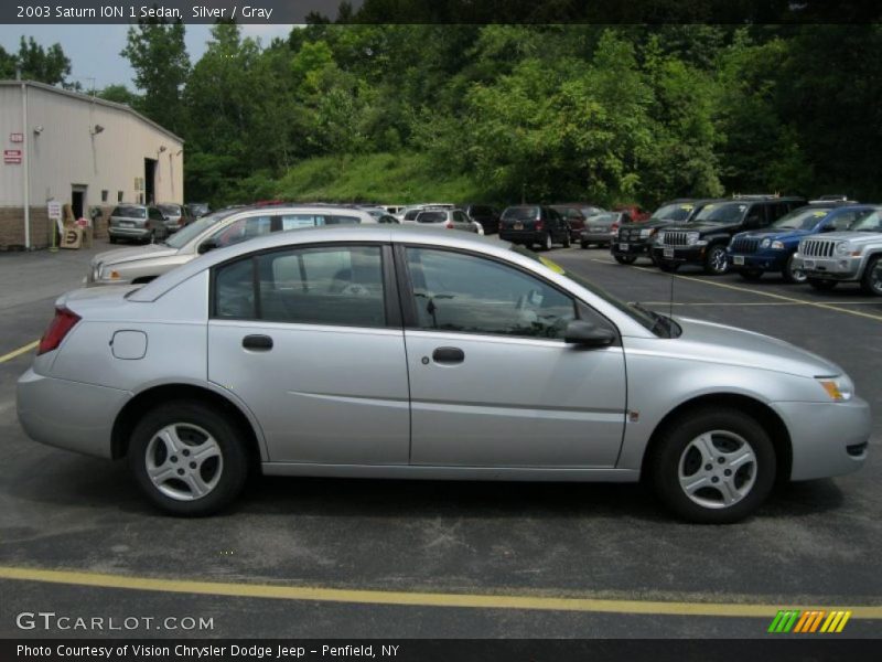 Silver / Gray 2003 Saturn ION 1 Sedan