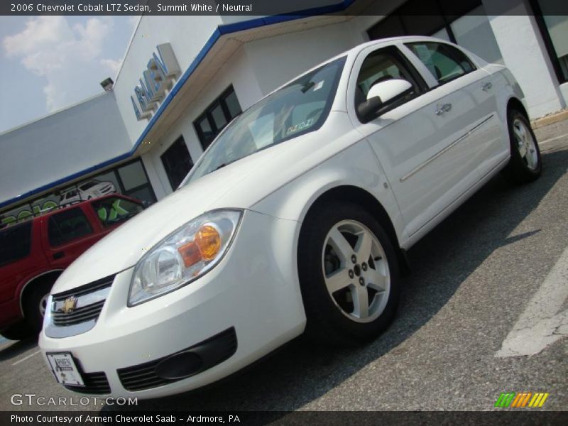 Summit White / Neutral 2006 Chevrolet Cobalt LTZ Sedan