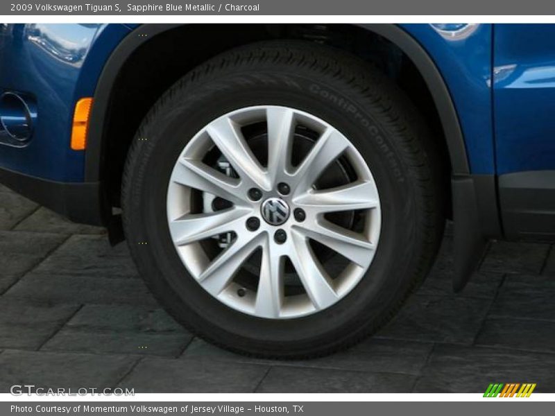 Sapphire Blue Metallic / Charcoal 2009 Volkswagen Tiguan S