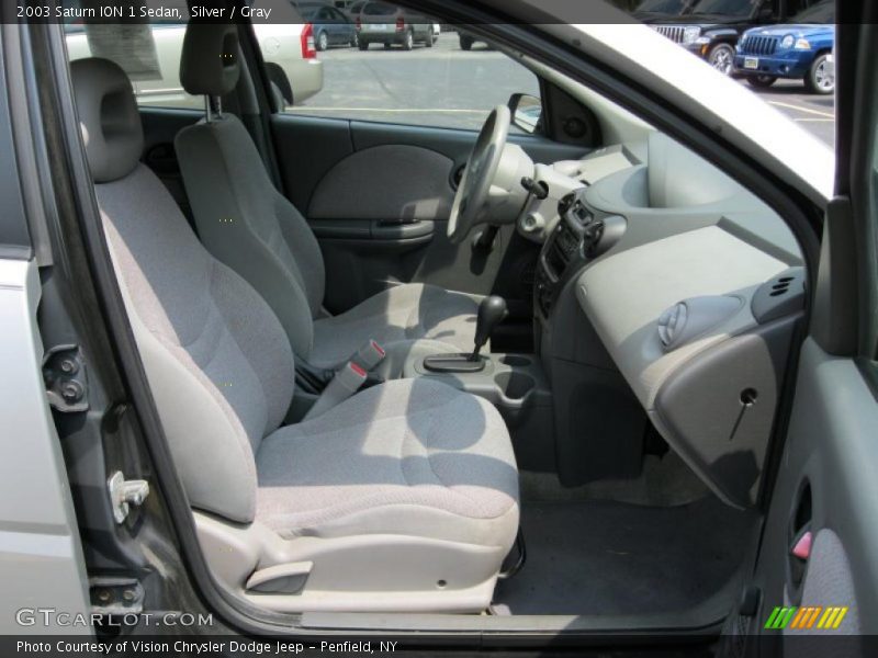 Silver / Gray 2003 Saturn ION 1 Sedan