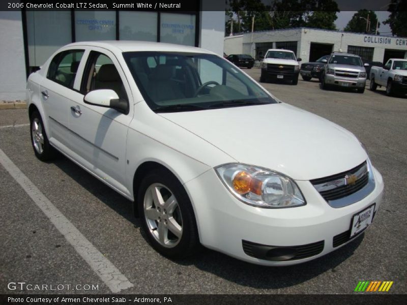 Summit White / Neutral 2006 Chevrolet Cobalt LTZ Sedan
