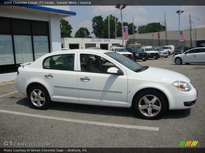 Summit White / Neutral 2006 Chevrolet Cobalt LTZ Sedan