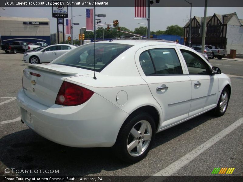 Summit White / Neutral 2006 Chevrolet Cobalt LTZ Sedan