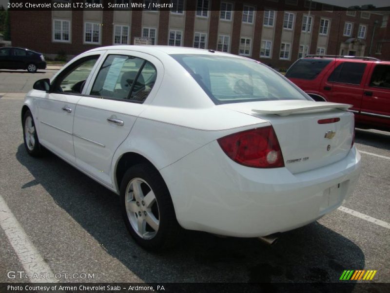 Summit White / Neutral 2006 Chevrolet Cobalt LTZ Sedan
