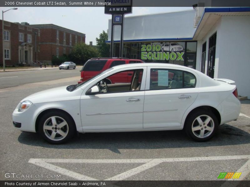 Summit White / Neutral 2006 Chevrolet Cobalt LTZ Sedan