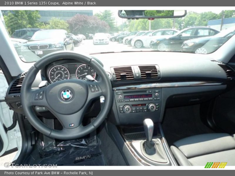 Alpine White / Black 2010 BMW 1 Series 135i Coupe
