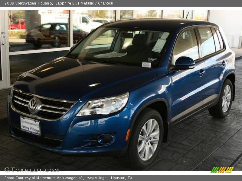 Sapphire Blue Metallic / Charcoal 2009 Volkswagen Tiguan S