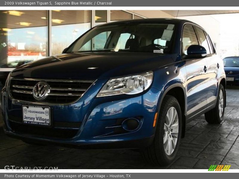 Sapphire Blue Metallic / Charcoal 2009 Volkswagen Tiguan S