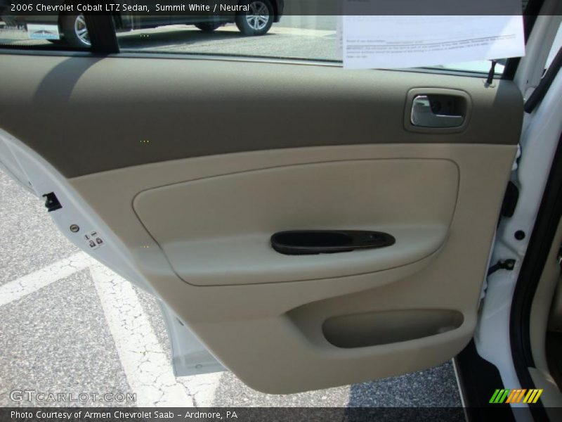 Summit White / Neutral 2006 Chevrolet Cobalt LTZ Sedan